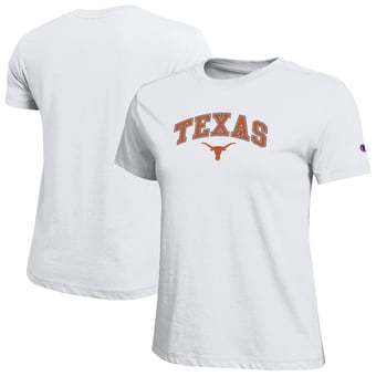 Women's Champion Texas Longhorns Arched Over Logo T-Shirt