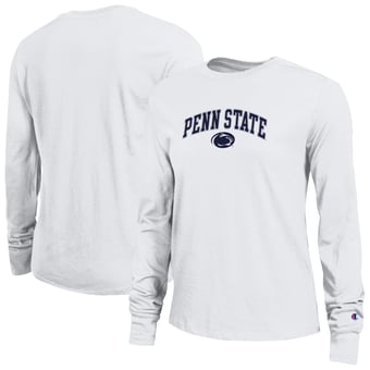 Women's Champion White Penn State Nittany Lions Arch Over Logo Long Sleeve T-Shirt