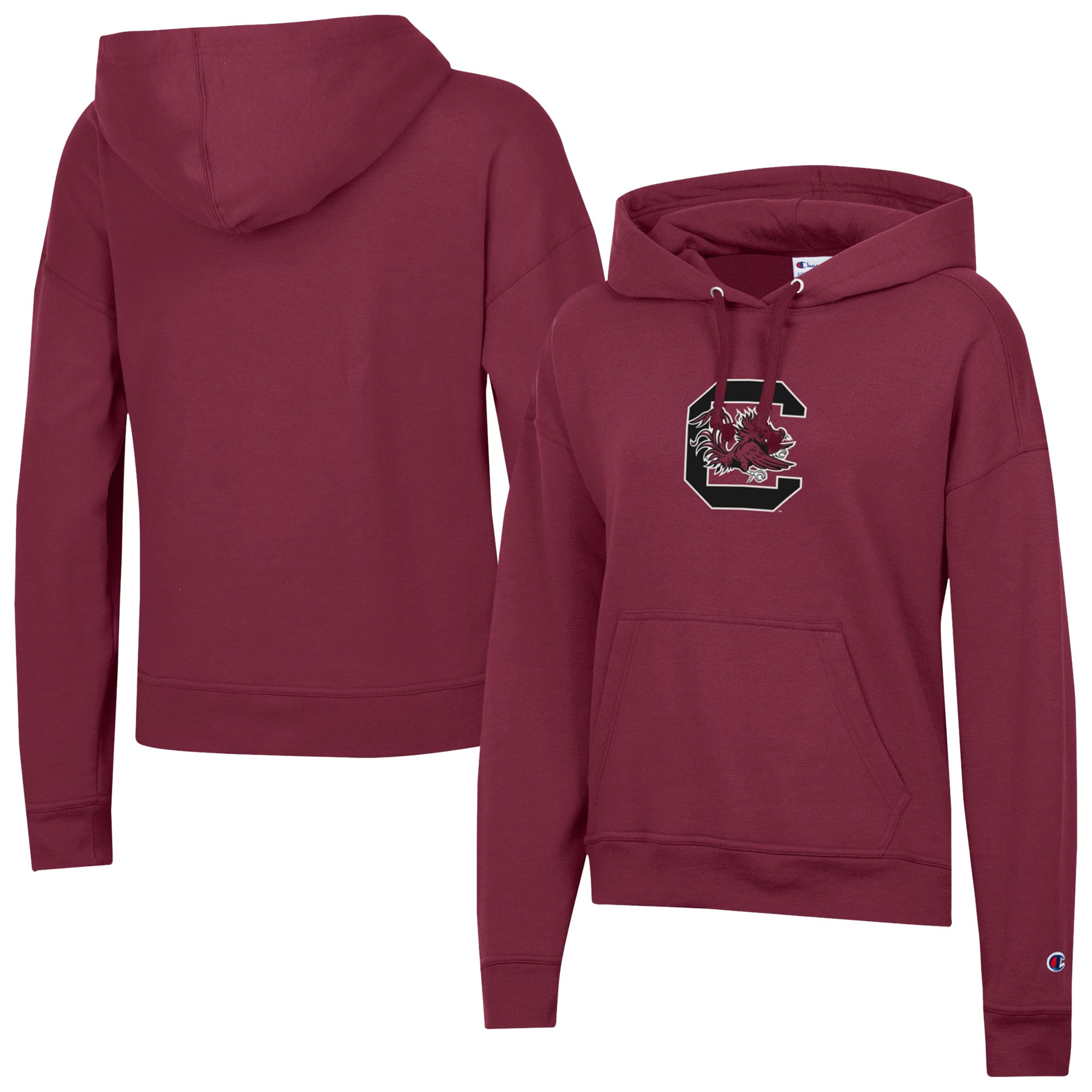 Women's Champion Garnet South Carolina Gamecocks Powerblend Fleece Hoodie