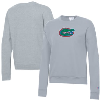 Women's Champion Gray Florida Gators Powerblend Sweatshirt