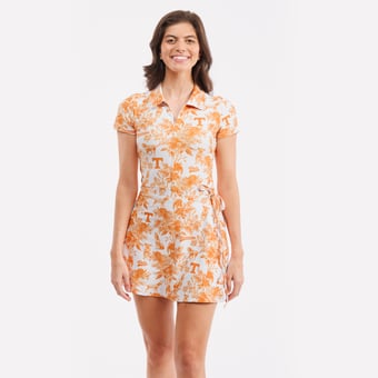 " Smith & Quinn Tennessee Orange Tennessee Volunteers Ivy Wrap Dress"