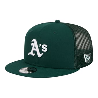 Youth New Era  Green Athletics 9FIFTY Trucker Snapback Hat