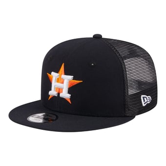 Youth New Era  Navy Houston Astros 9FIFTY Trucker Snapback Hat