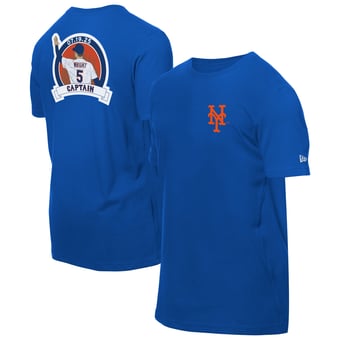 Men's  New Era David Wright Royal New York Mets Retired Player Graphic T-Shirt