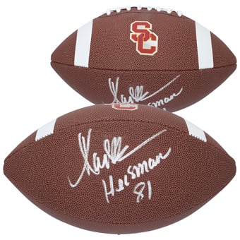 Marcus Allen USC Trojans Autographed Nike Replica Football with "Heisman 81" Inscription