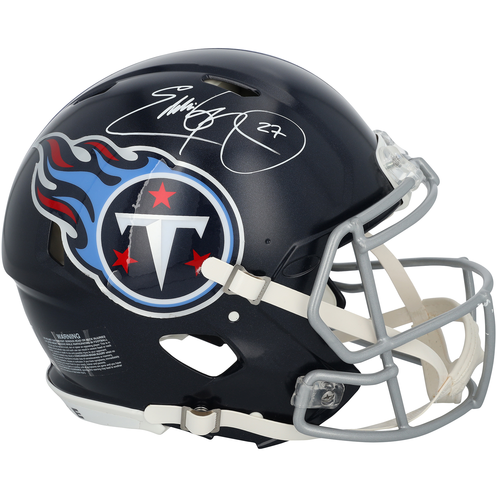 Eddie George Tennessee Titans Autographed Riddell Speed Authentic Helmet