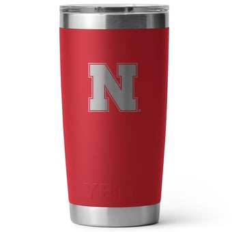 YETI  Nebraska Huskers 20oz. Rambler Tumbler with Magslider Lid