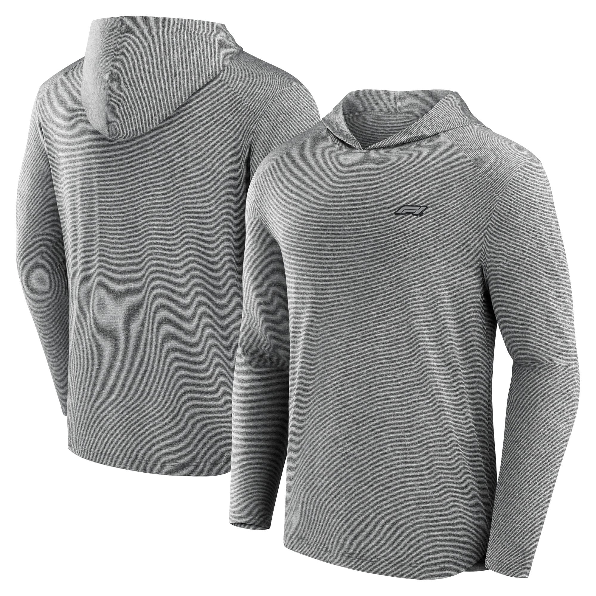Formula 1 Iconic Long Sleeve Hooded T-Shirt - Grey