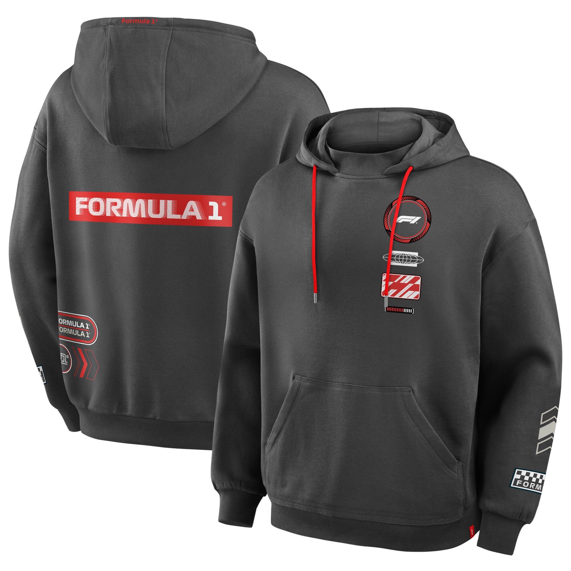 Sudadera con capucha y estampado de calle Formula 1 - Unisex