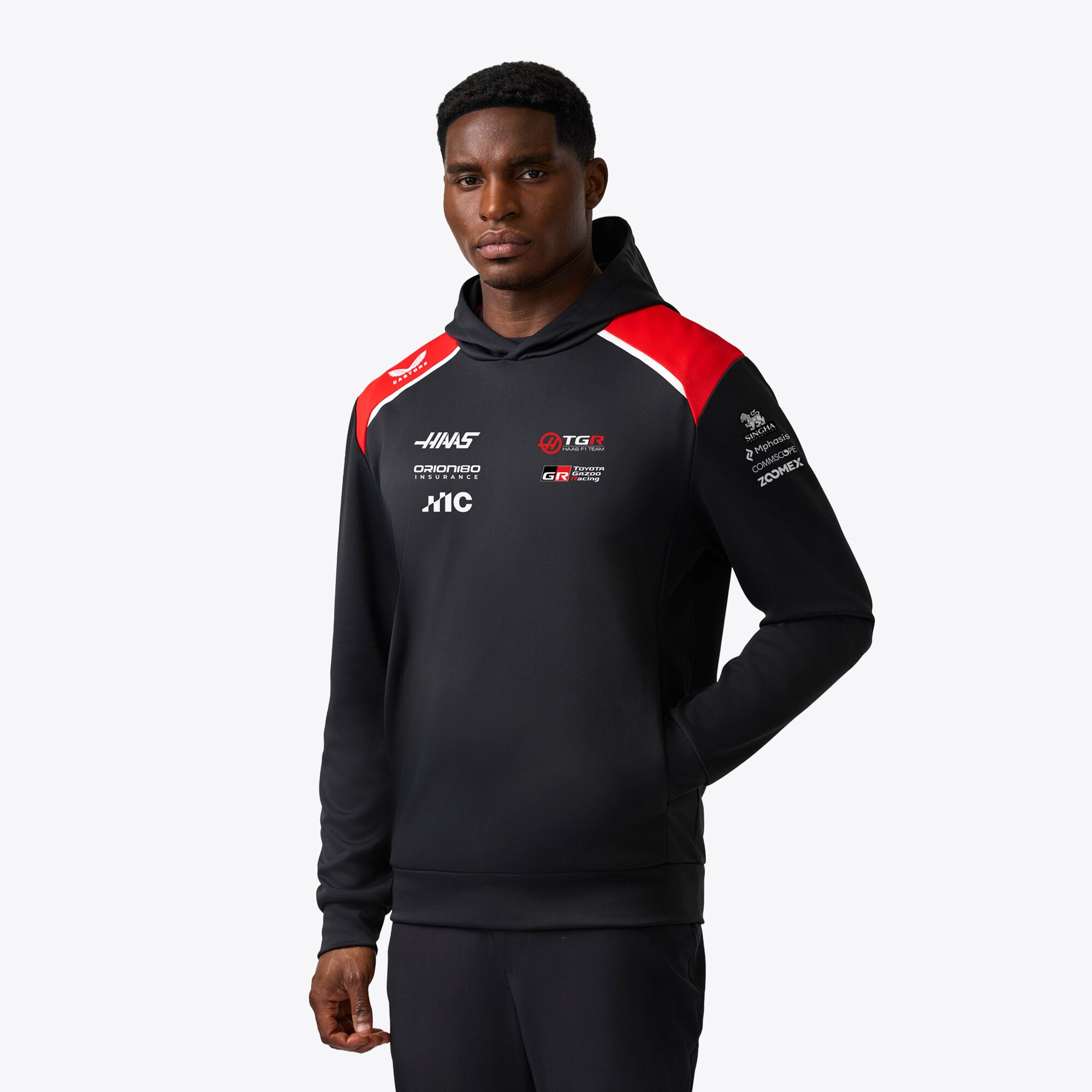 Haas 2026 Team Kapuzenpullover zum Überziehen