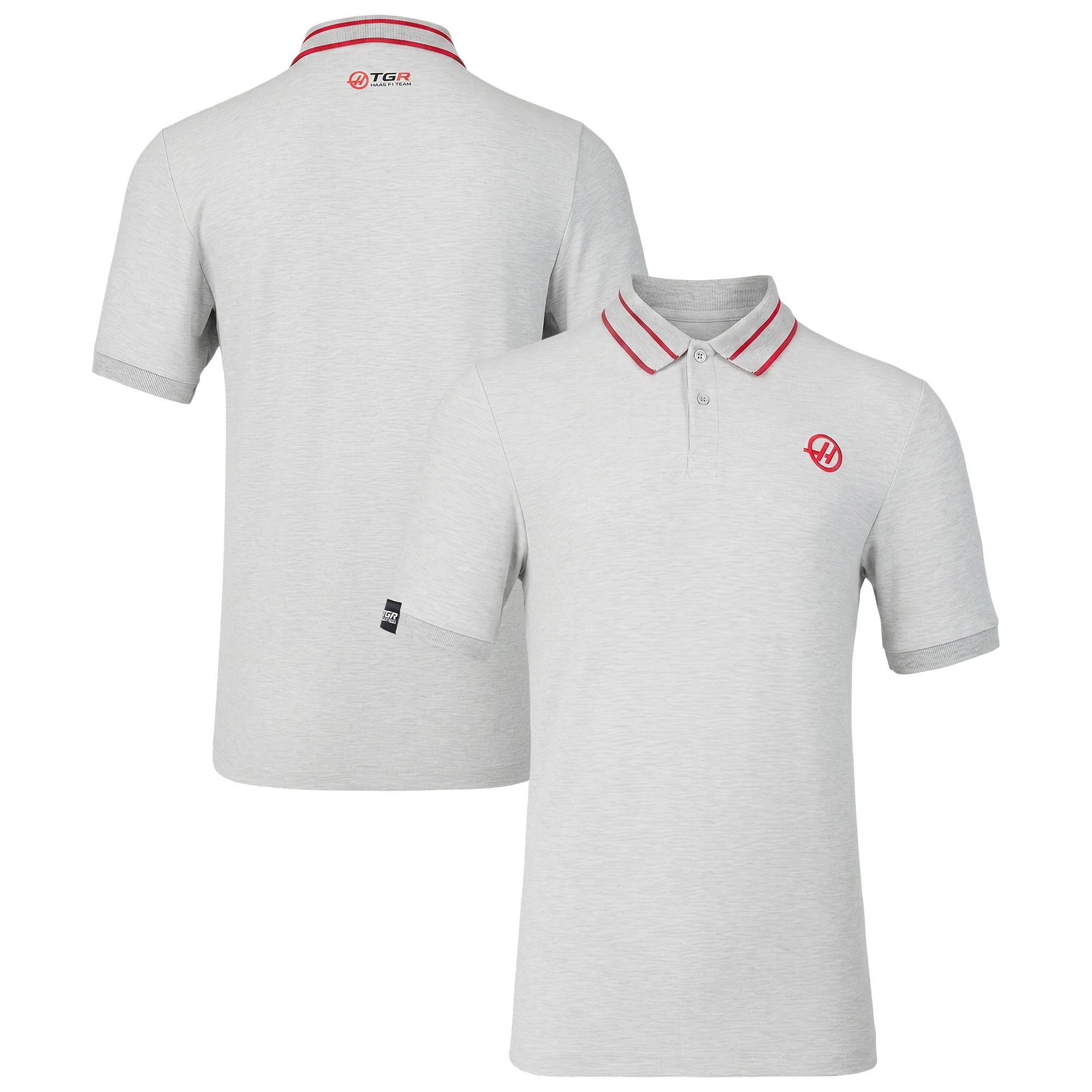 Haas Polo - Grey Marl