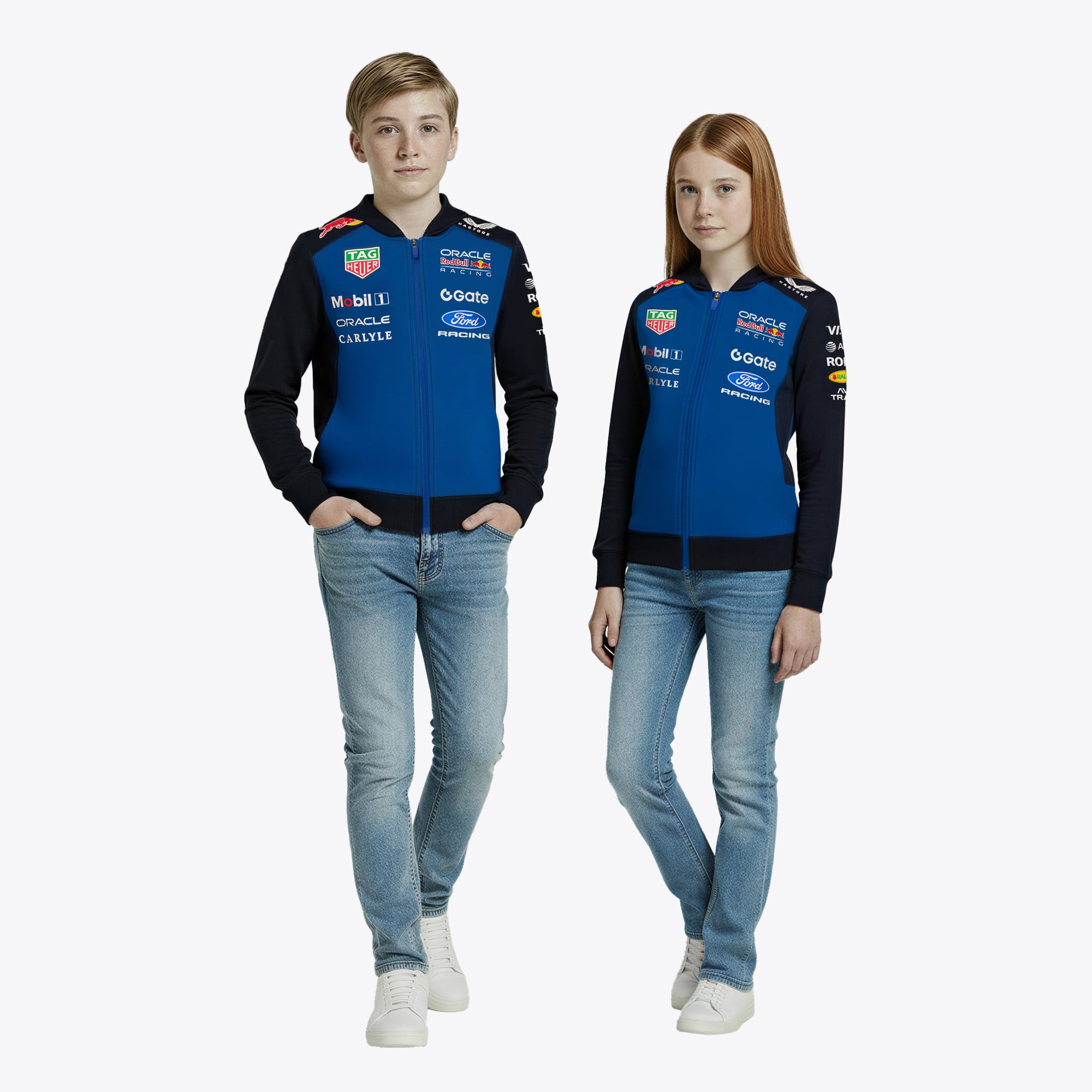 Oracle Red Bull Racing 2026 Team Full Zip Hoodie – Kinder