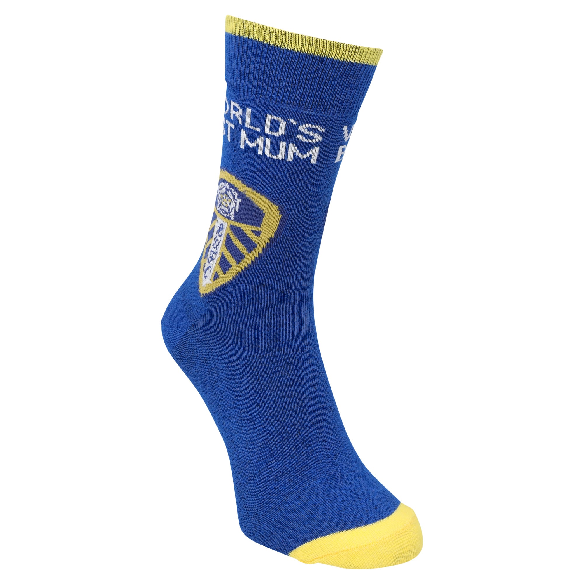 Leeds United Best Mum Socks - Blue - Adults