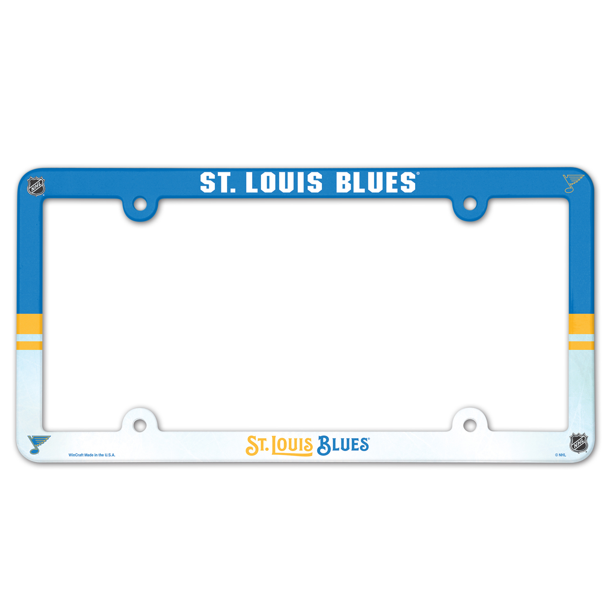 WinCraft St. Louis Blues Plastic License Plate Frame