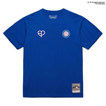 Men's Mitchell & Ness x BLACKPINK  Royal Chicago Cubs  T-Shirt - Limited Edition