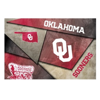Oklahoma Sooners 16" x 24" Mosaic Poster