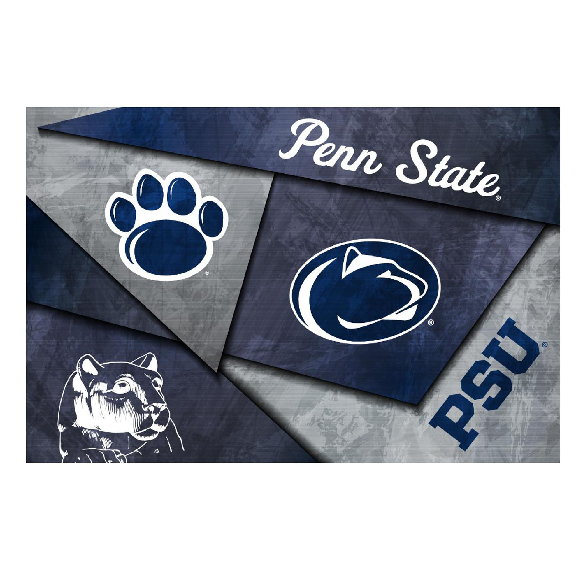 Penn State Nittany Lions 16" x 24" Mosaic Poster