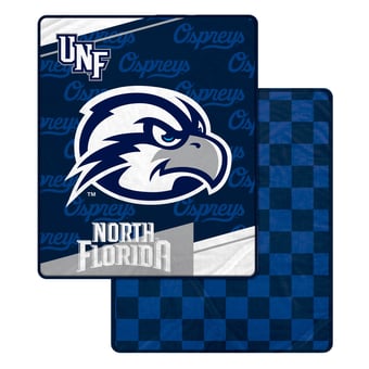 Pegasus UNF Ospreys 60" x 70" Diagonal Ghost Checkered Double-Sided Blanket
