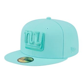 Men's New Era  Turquoise New York Giants Color Pack 59FIFTY Fitted Hat
