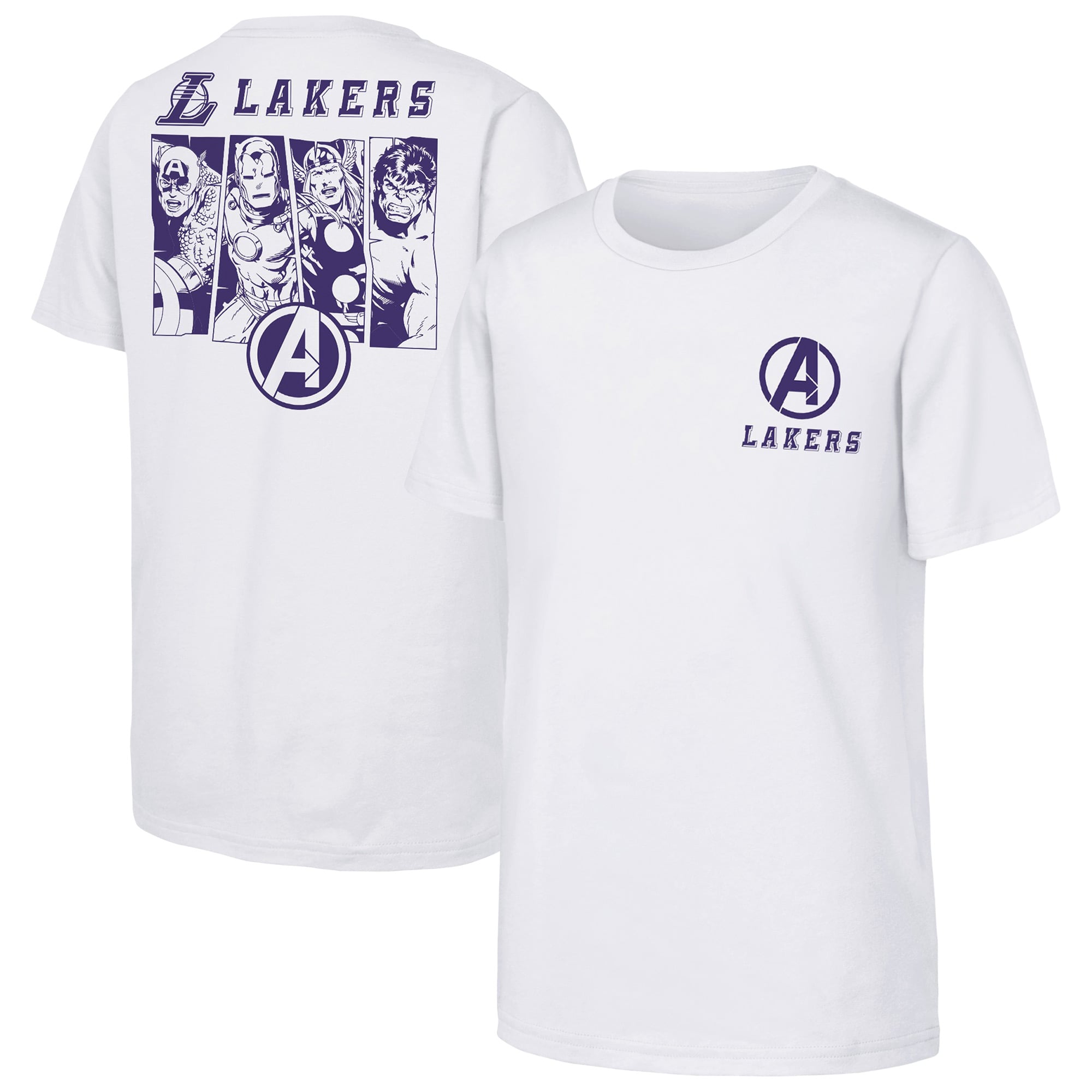 Los Angeles Lakers NBA x Marvel T-Shirt – Jugendliche