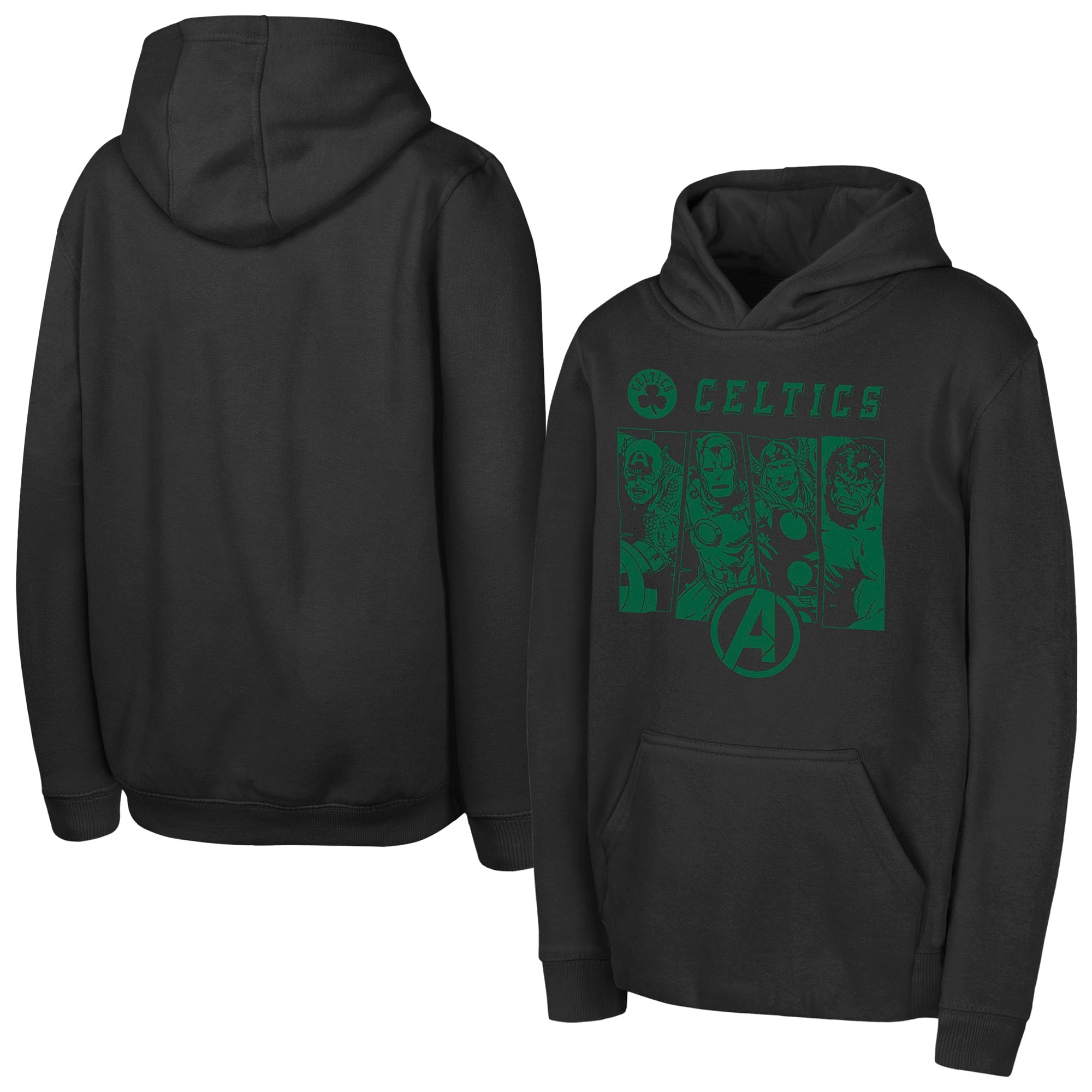 Felpa con cappuccio Boston Celtics NBA x Marvel - Bambino