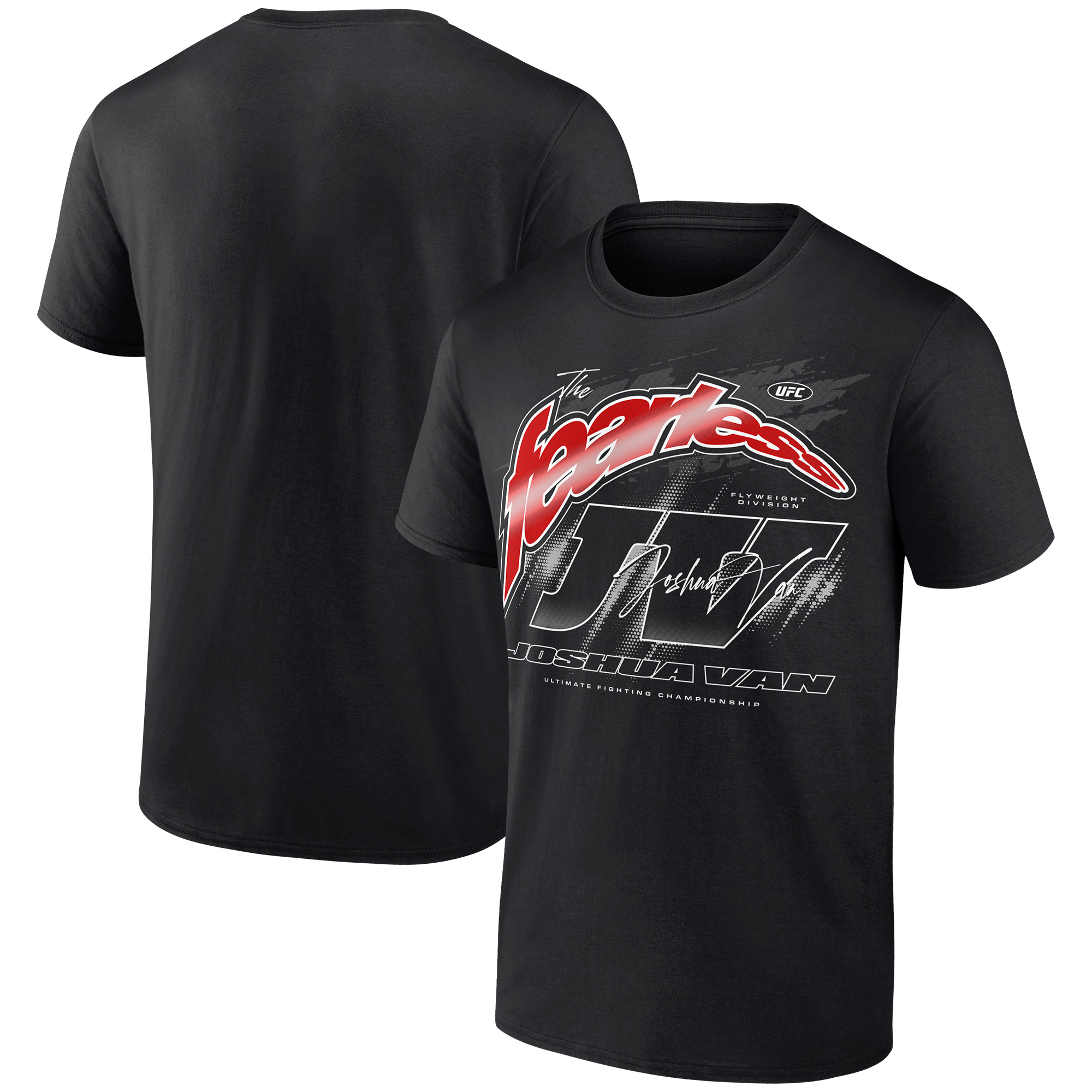 Men’s Black Joshua Van The Fearless Signature T-Shirt Men’s Black Joshua Van The Fearless Signature T-Shirt