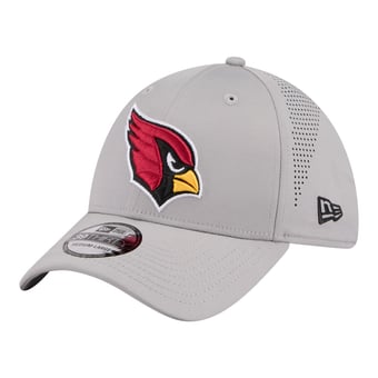 Men's New Era  Gray Arizona Cardinals Perforated 39THIRTY Flex Hat