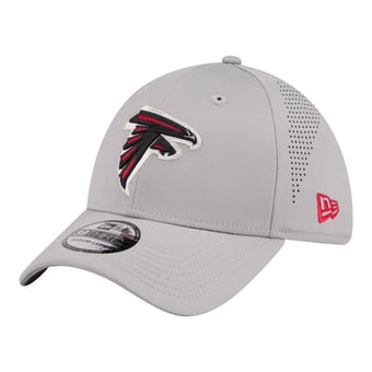 Men's New Era Gray Atlanta Falcons Perforated 39THIRTY Flex Hat