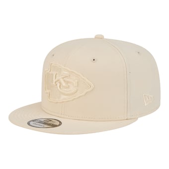Men's New Era  Cream Kansas City Chiefs Colorpack 9FIFTY Snapback Hat