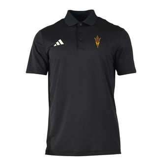 Men's adidas Black Arizona State Sun Devils Ottoman Polo