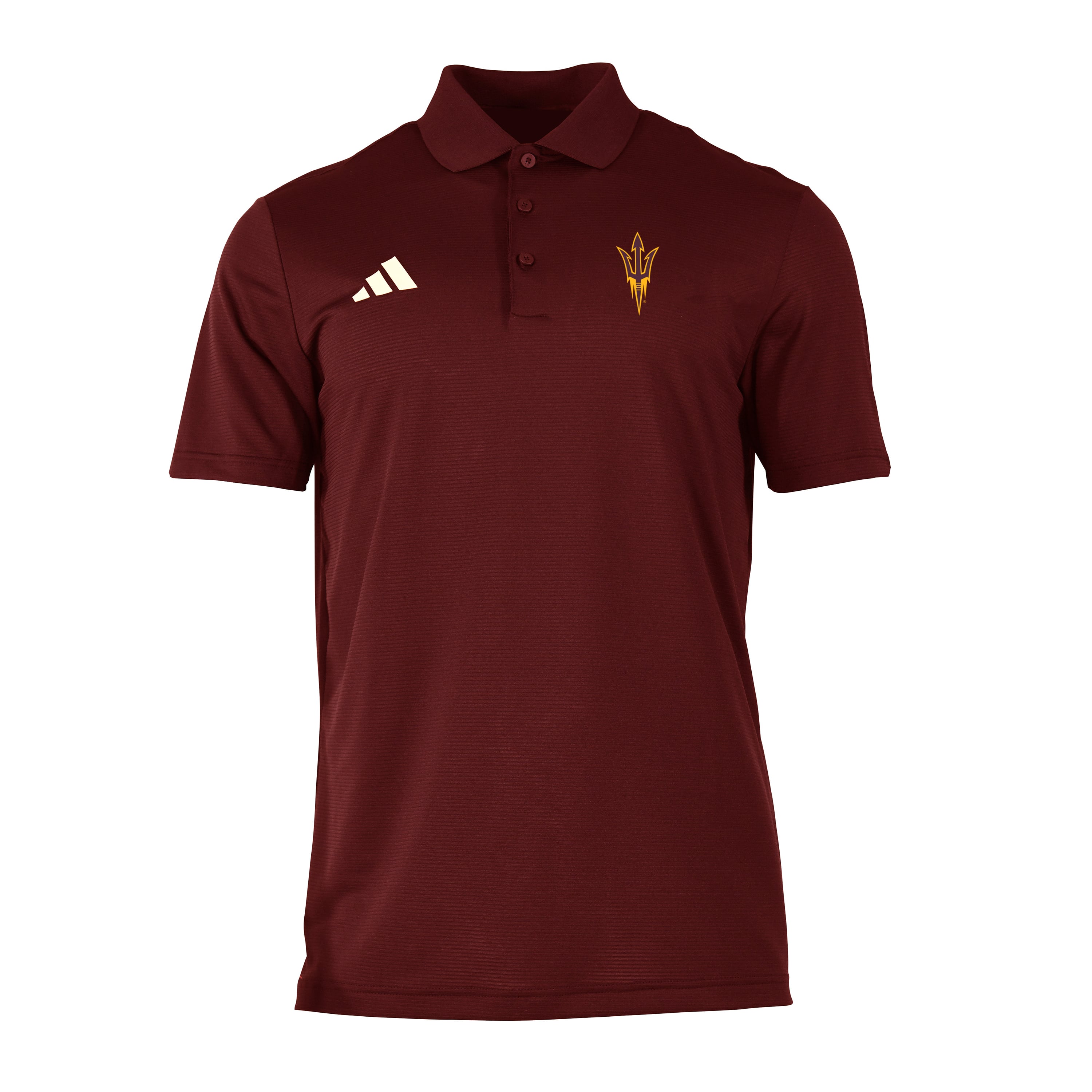 Men's adidas Maroon Arizona State Sun Devils Ottoman Polo
