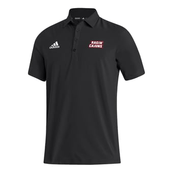 Men's adidas Black Louisiana Ragin' Cajuns Stadium Coaches AEROREADY Polo