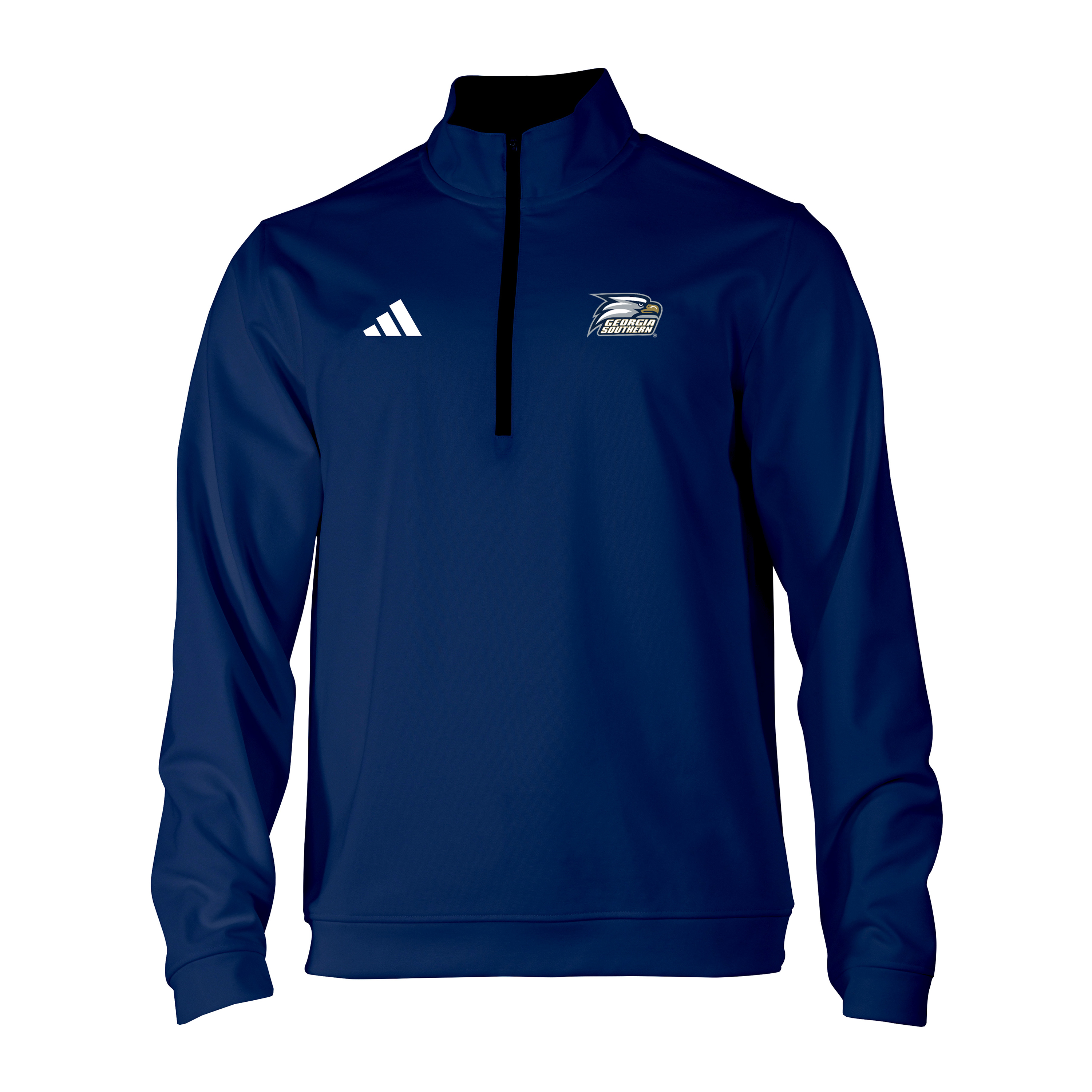 Men’s adidas Navy Georgia Southern Eagles Elevated Tri-Blend Quarter-Zip Pullover Men’s adidas Navy Georgia Southern Eagles Elevated Tri-Blend Quarter-Zip Pullover