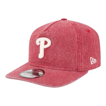 Men's New Era  Red Philadelphia Phillies  Denim Classic 19TWENTY Adjustable Hat