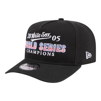 Men's New Era Black Chicago White Sox 2005 World Series Champions Historic 9FIFTY A-Frame Snapback Hat
