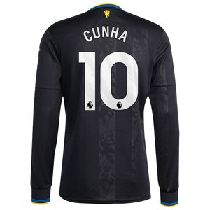 Maillot troisième tenue Manchester United adidas 2025-26 - Manches longues avec flocage Cunha 10, vue 4