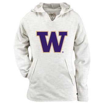 Girls Youth Garb Natural Washington Huskies Hadley Lightweight Sweatshirt