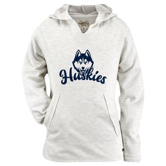 Girls Youth Garb Natural UConn Huskies Hadley Lightweight Sweatshirt