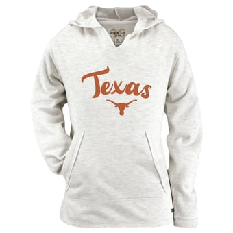 Girls Youth Garb Natural Texas Longhorns Hadley Lightweight Sweatshirt