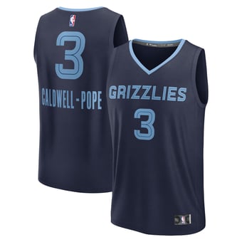 Youth Fanatics Kentavious Caldwell-Pope Navy Memphis Grizzlies Fast Break Replica Player Jersey - Icon Edition