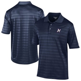 Men's Champion Navy Northwest Arkansas Naturals Textured Solid Polo