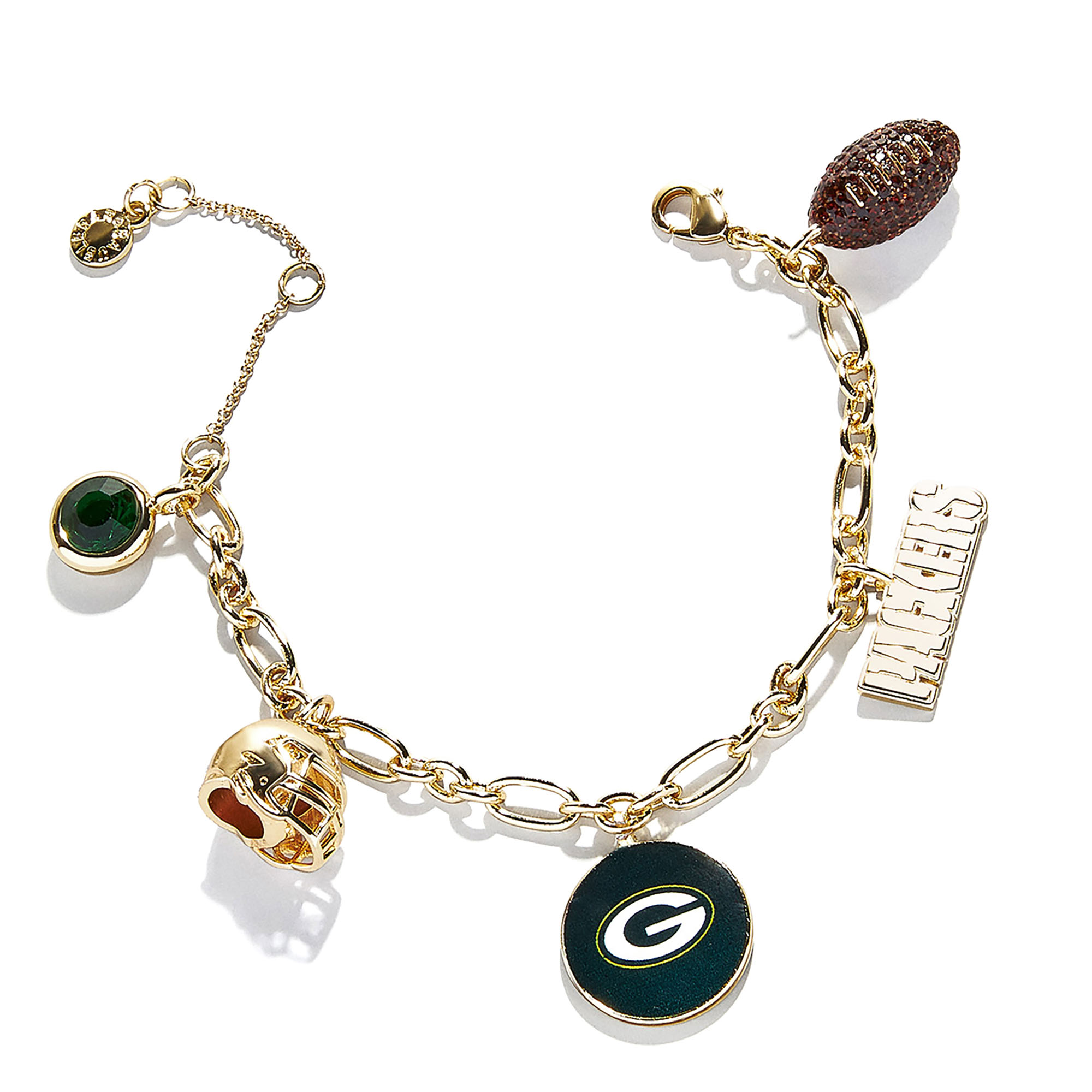 BaubleBar  Green Bay Packers Charm Bracelet