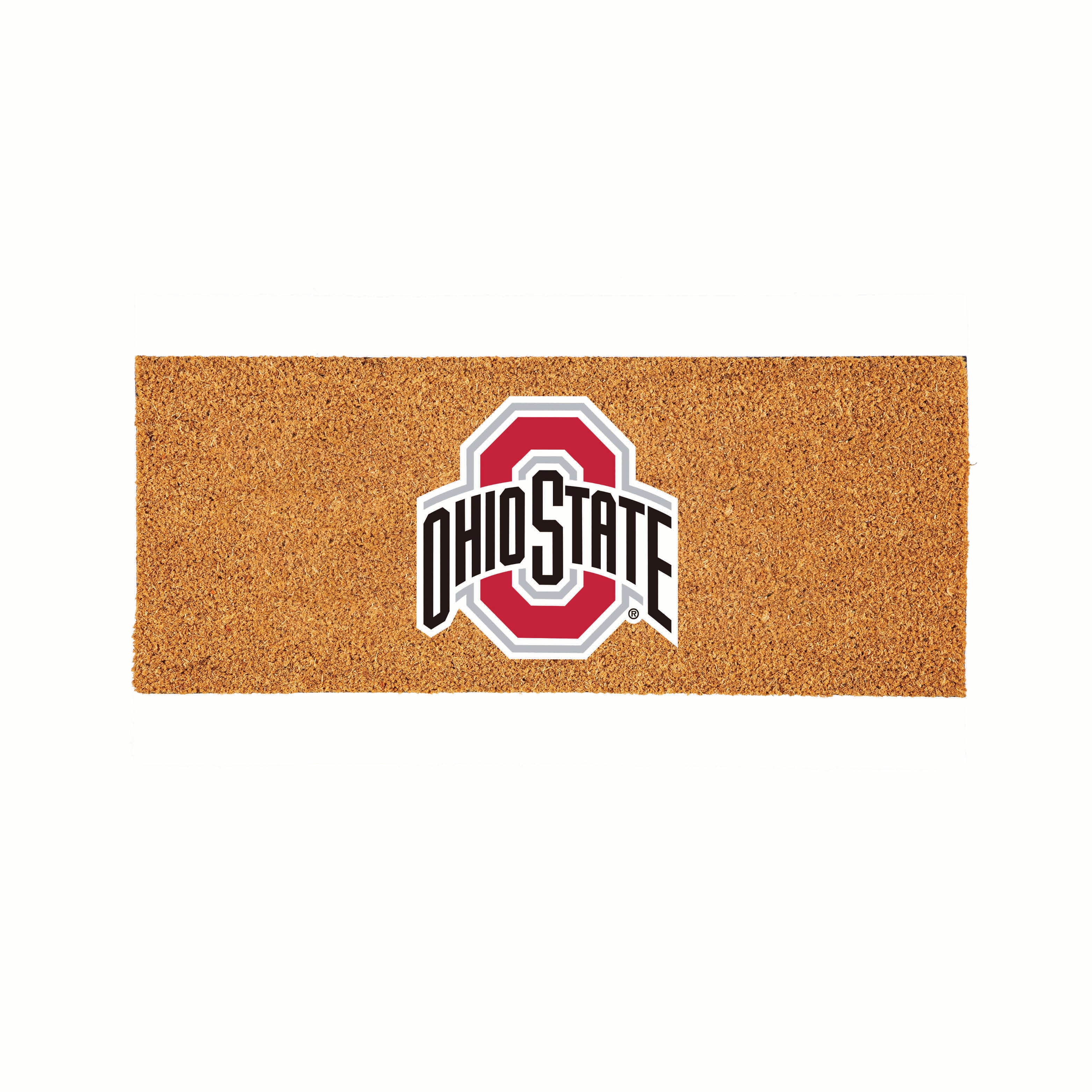 Ohio State Buckeyes 24" x 60" Outdoor Team Color Logo Coir Mat