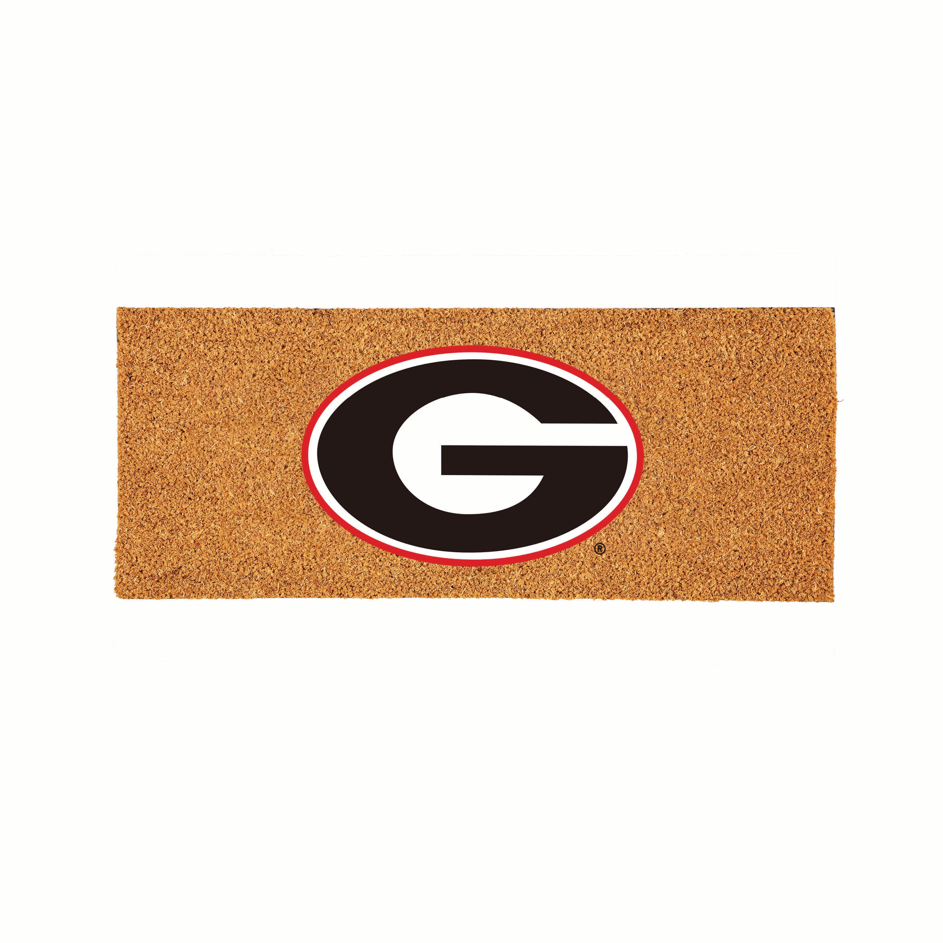 Georgia Bulldogs 24" x 60" Outdoor Team Color Logo Coir Mat
