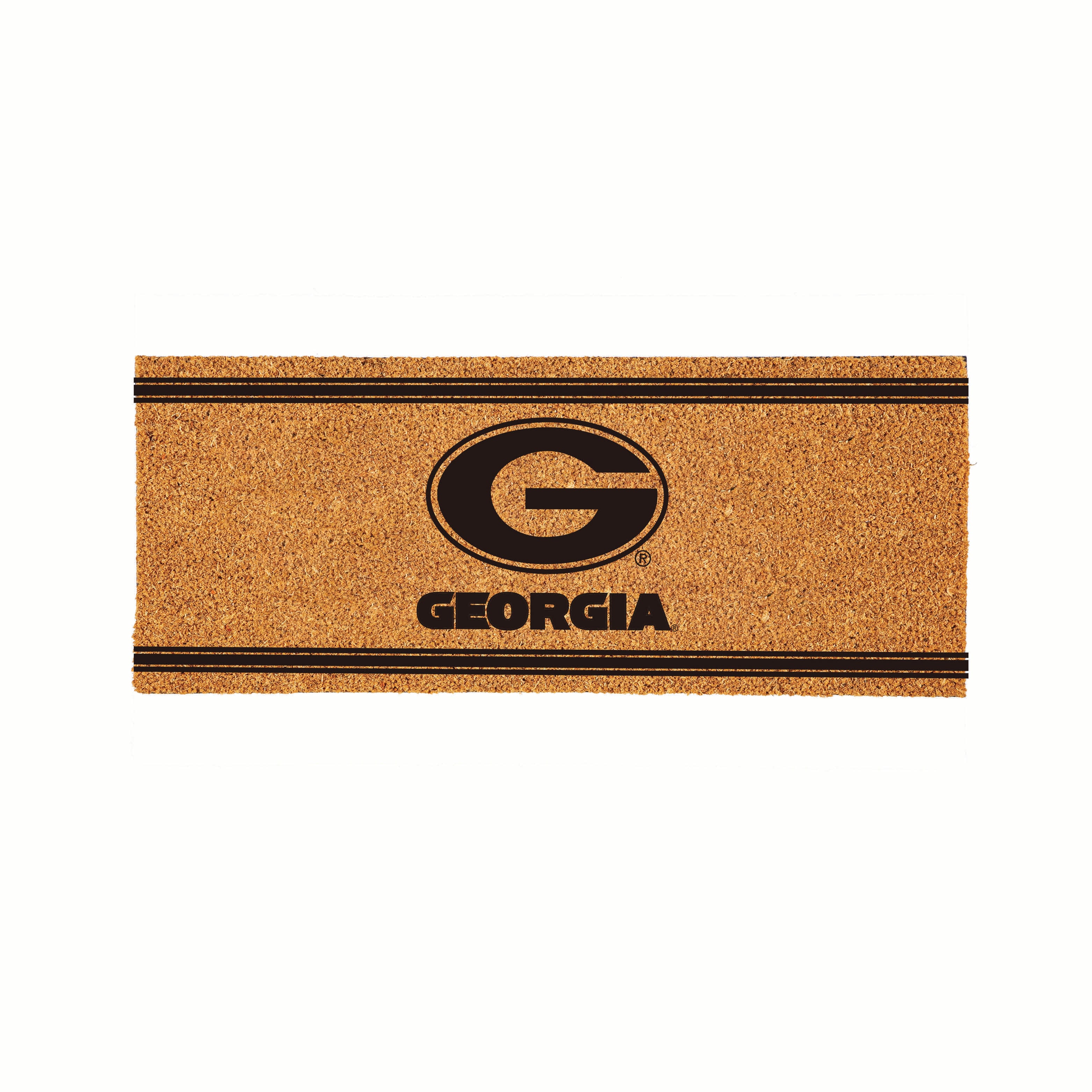 Georgia Bulldogs 24" x 60" Outdoor Team Logo Coir Mat