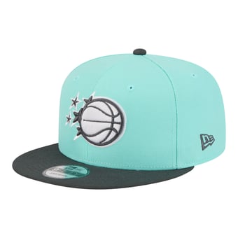 Men's New Era Turquoise/Charcoal Orlando Magic Color Pack Two-Tone 9FIFTY Snapback Hat