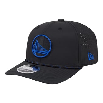 Men's New Era Black Golden State Warriors Sport Rope Vented Stretch-Snap 9SEVENTY Hat