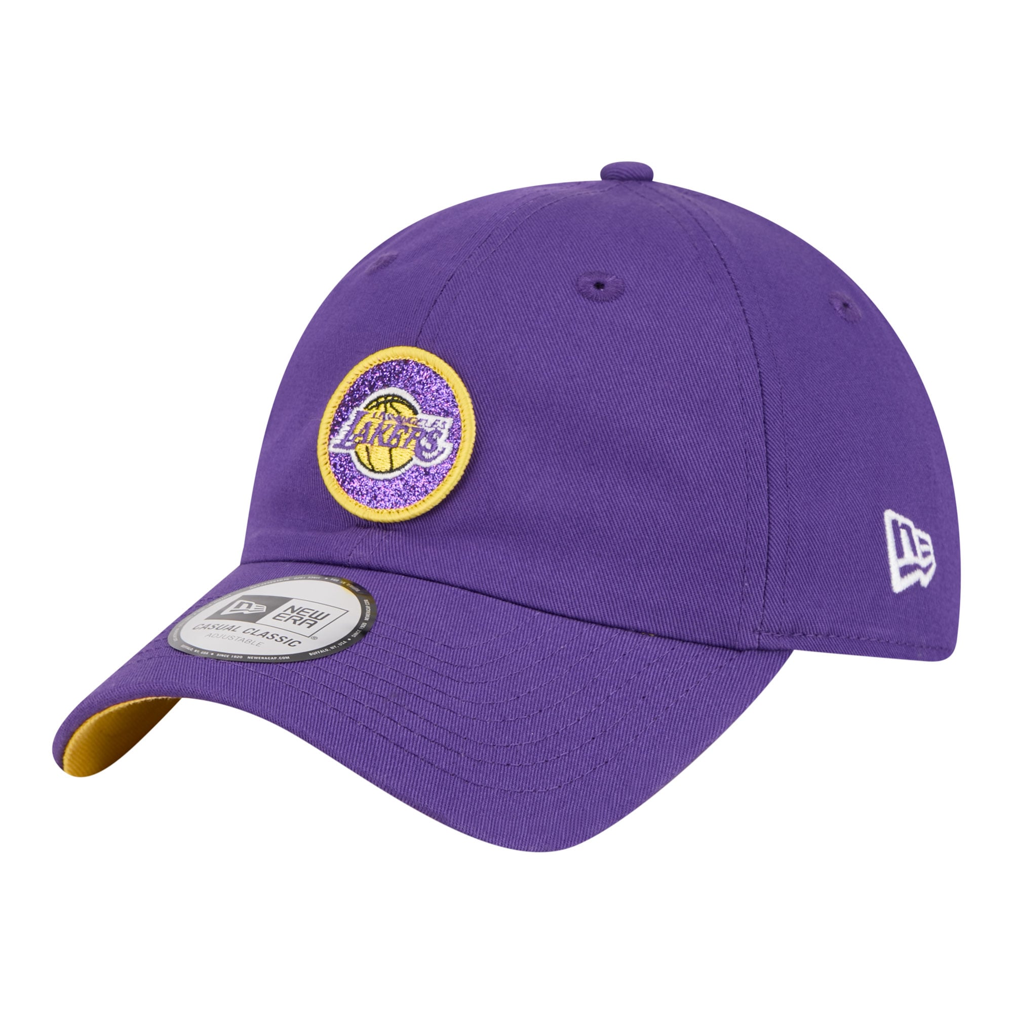 Women's New Era Purple Los Angeles Lakers Sparkle Casual Classic Adjustable Hat