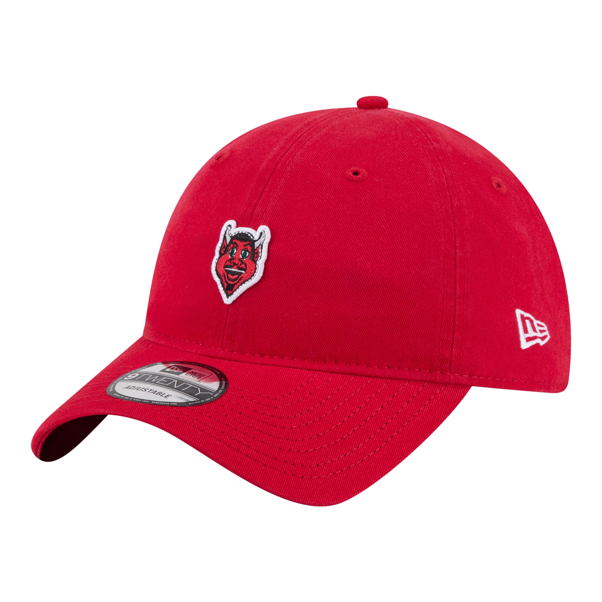Unisex New Era Red New Jersey Devils Mascot Patch 9TWENTY Adjustable Hat