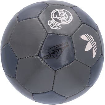 Gareth Bale Real Madrid Autographed Gray/Navy Soccer Ball
